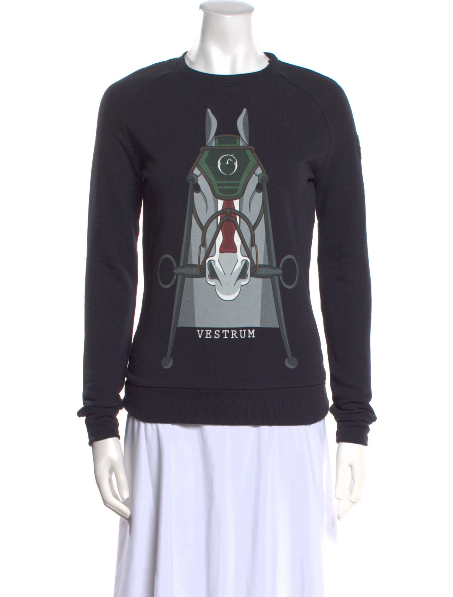 Vestrum Graphic Print Crew Neck Sweatshirt