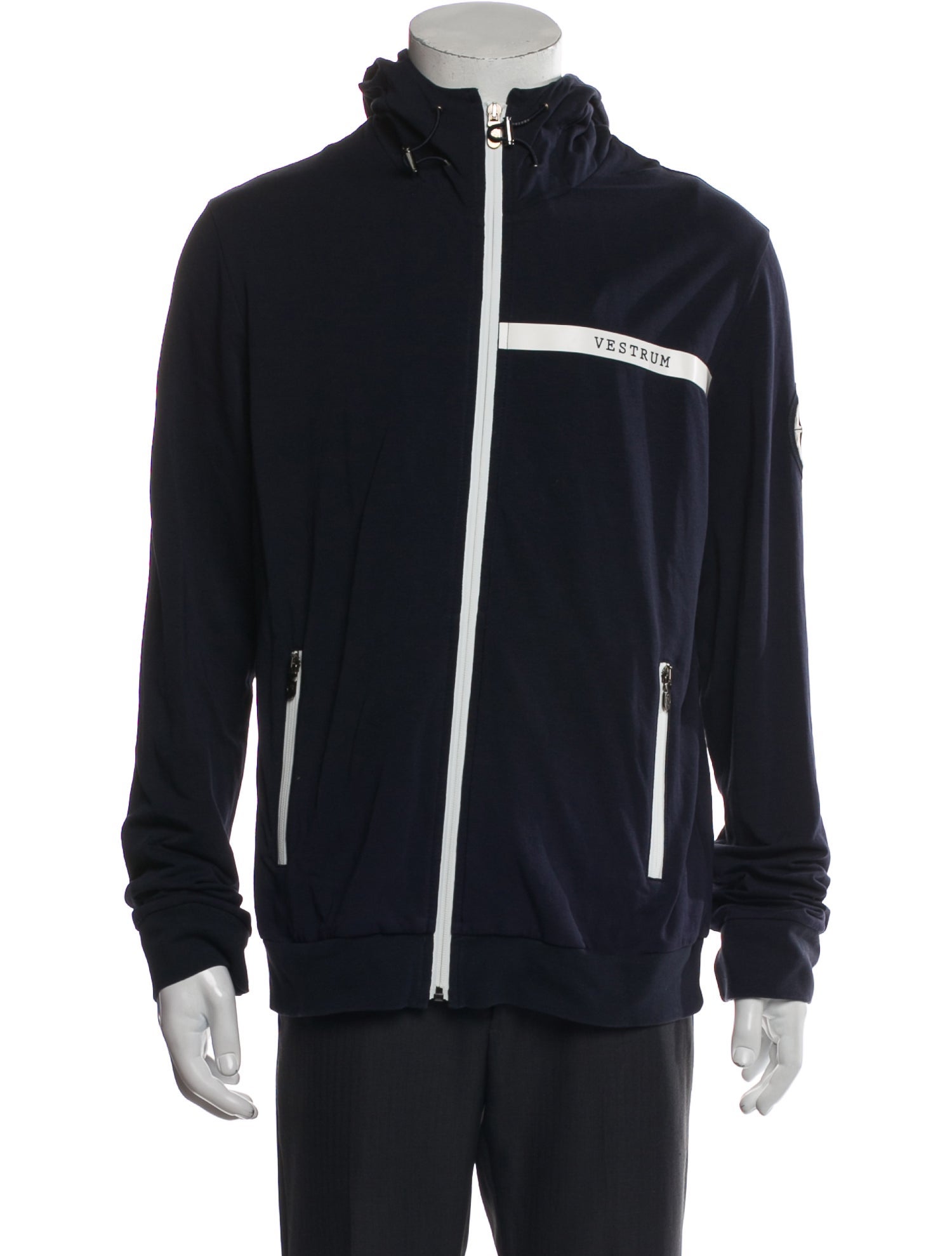 Vestrum Graphic Print Turtleneck Hoodie