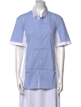 Vestrum Short Sleeve Button-Up Top