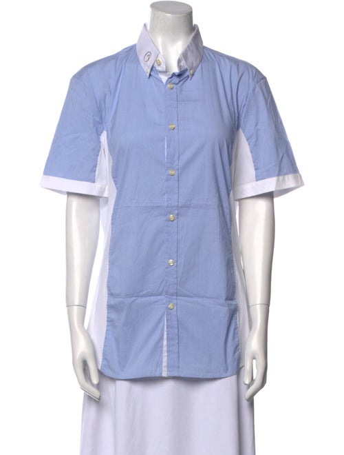 Vestrum Short Sleeve Button-Up Top