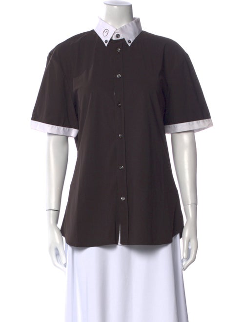 Vestrum Short Sleeve Button-Up Top