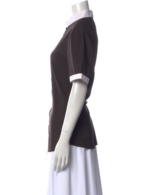 Vestrum Short Sleeve Button-Up Top