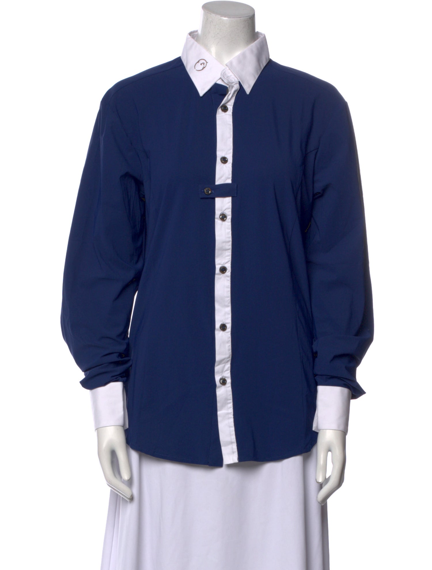 Vestrum Long Sleeve Button-Up Top