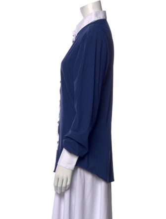 Vestrum Long Sleeve Button-Up Top