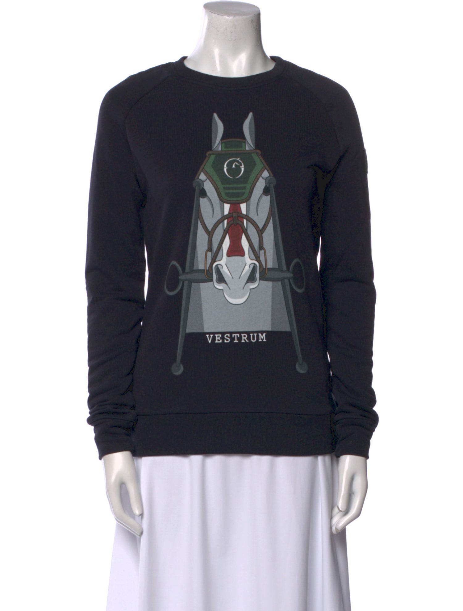 Vestrum Graphic Print Crew Neck Sweatshirt