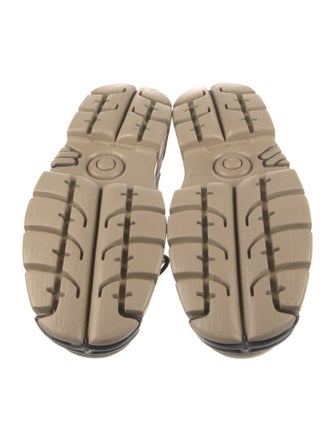 Vetements x New Rock Leather Printed Hiking Boots