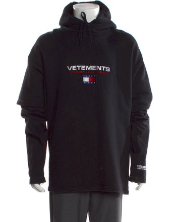 Vetements x Tommy Hilfiger Graphic Print Crew Neck Hoodie