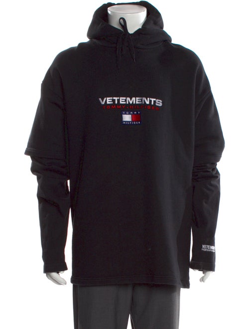 Vetements x Tommy Hilfiger Graphic Print Crew Neck Hoodie