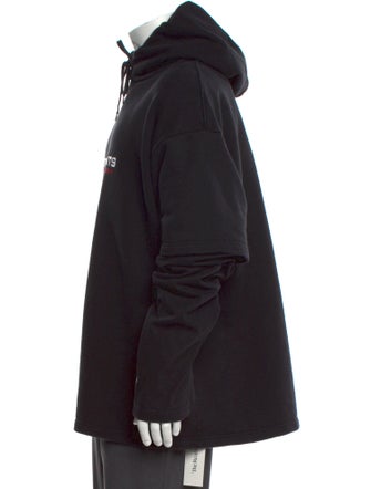 Vetements x Tommy Hilfiger Graphic Print Crew Neck Hoodie