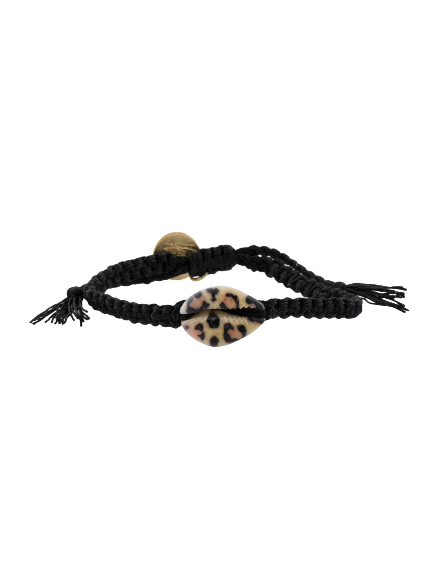 Venessa Arizaga Leopard Shell Bangle Bracelet