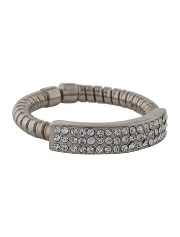Vita Fede Band Crystal Embellished Coil Ring 5.5