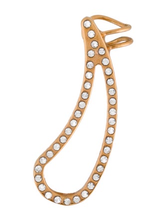Vita Fede Crystal Teardrop Single Ear Cuff
