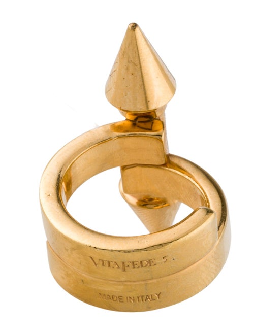 Vita Fede Babylon Double Spike Cocktail Ring