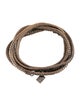 Vita Fede Leather Chain Wrap Bracelet