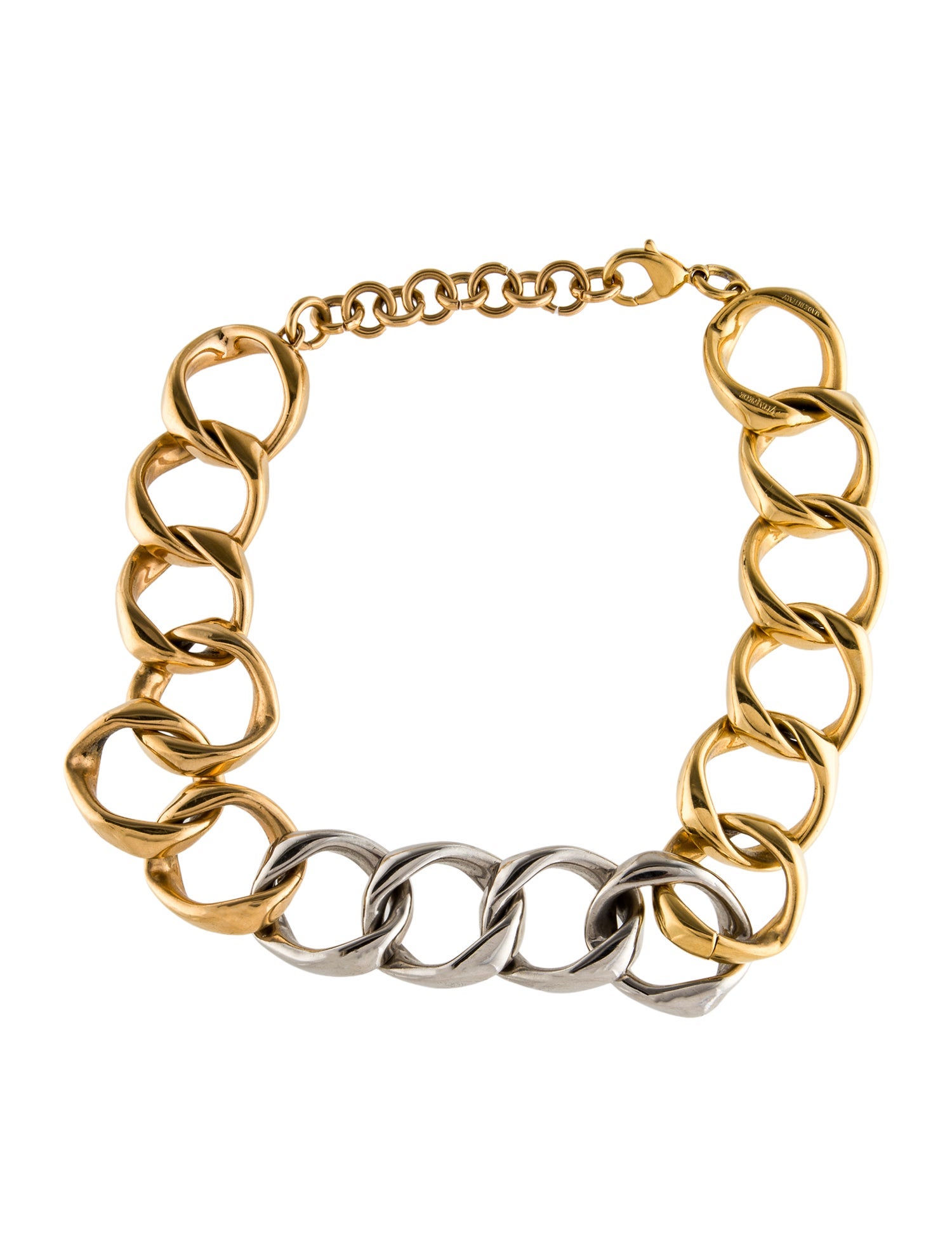 Vita Fede Two-Tone Link Choker Necklace
