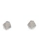 Vita Fede Crystal Pave Titan Stud Earrings