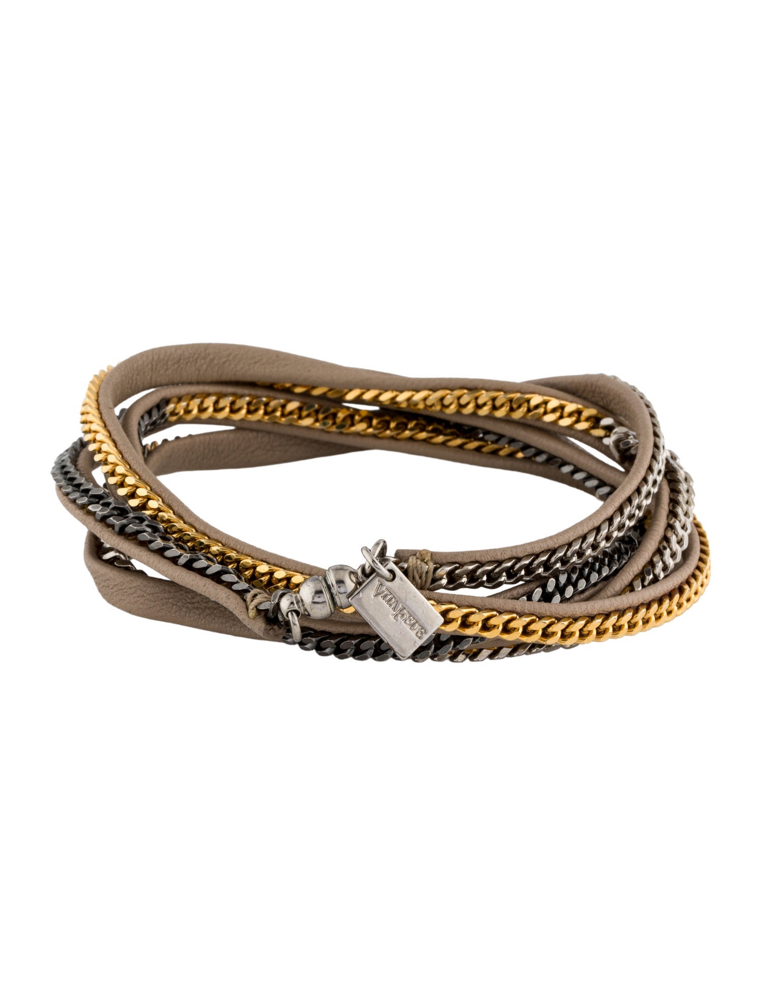 Vita Fede Leather Capri Wrap Bracelet