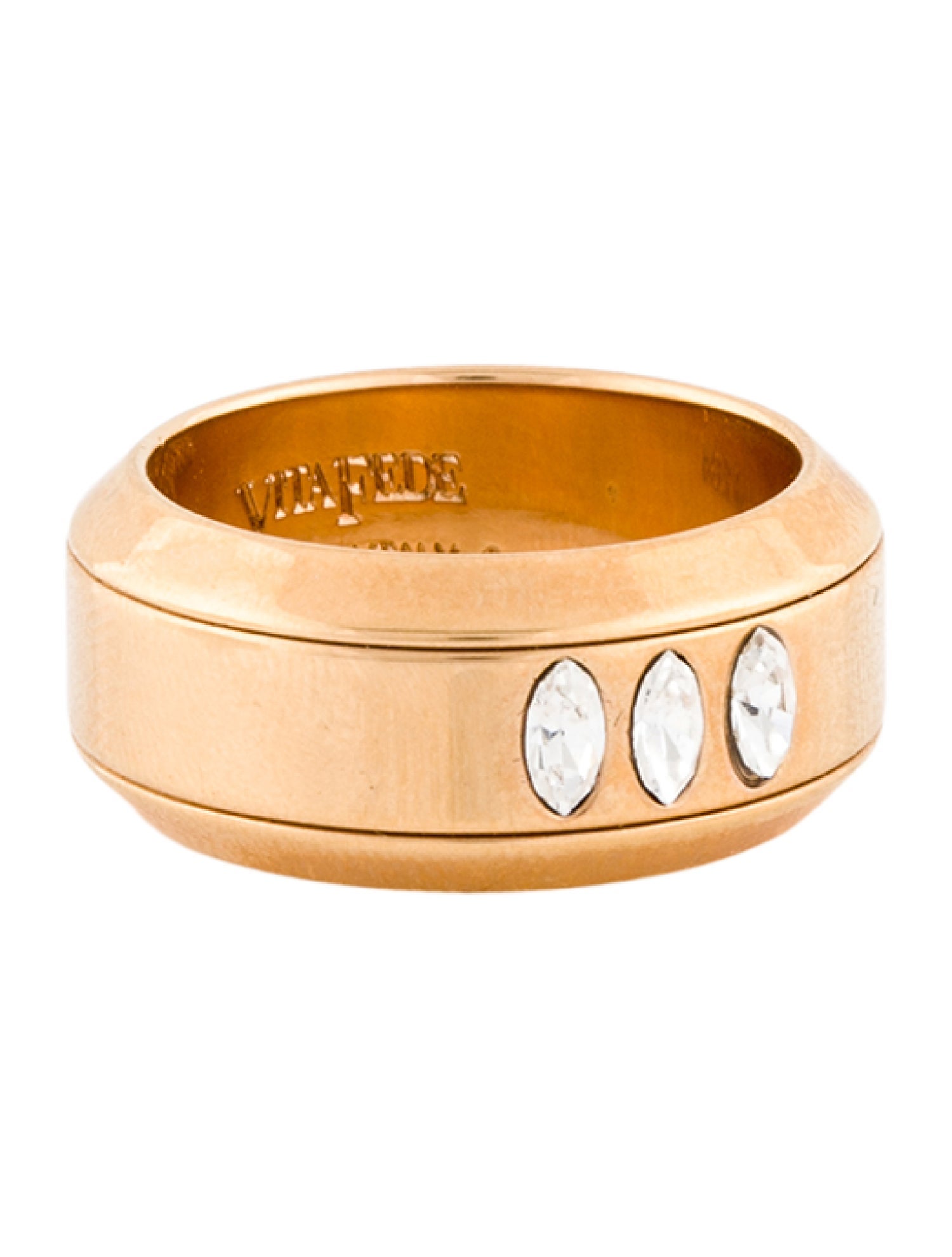 Vita Fede Crystal Band Ring