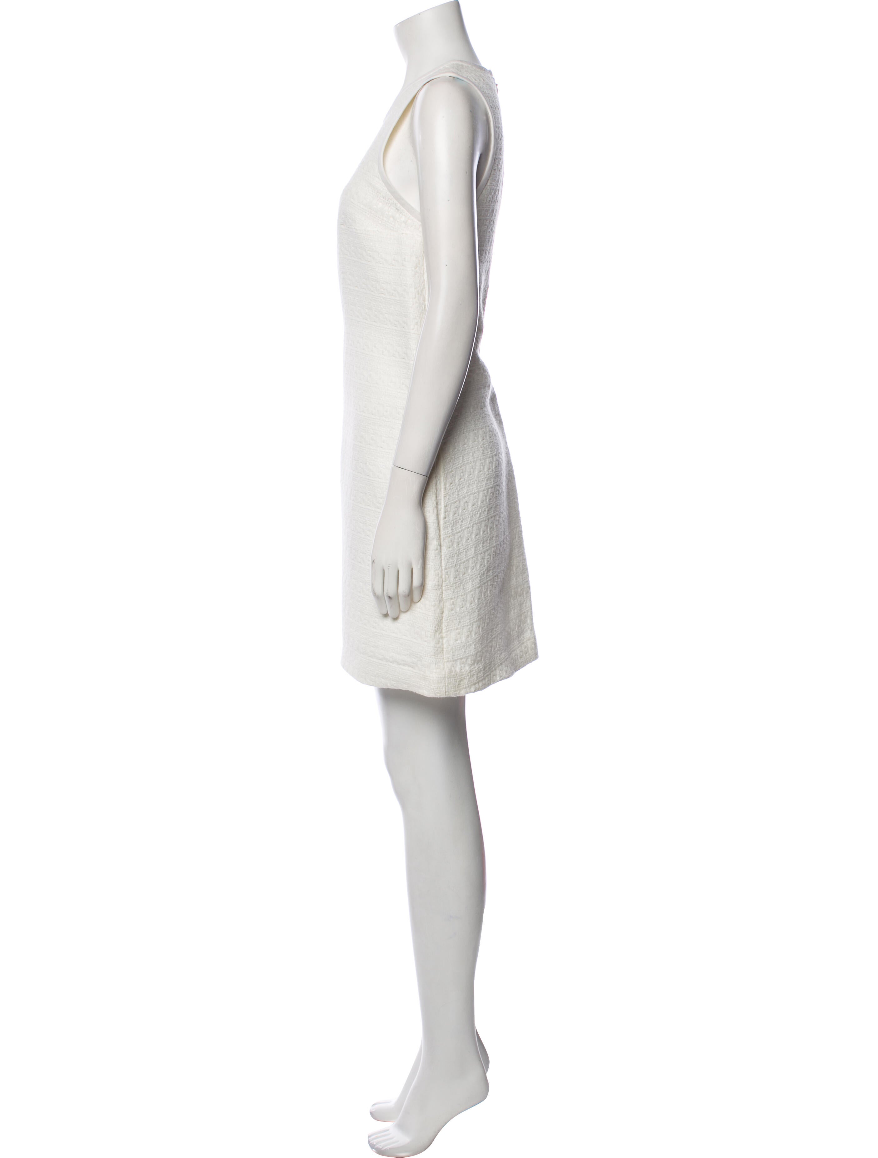 Marchesa Voyage Crew Neck Mini Dress