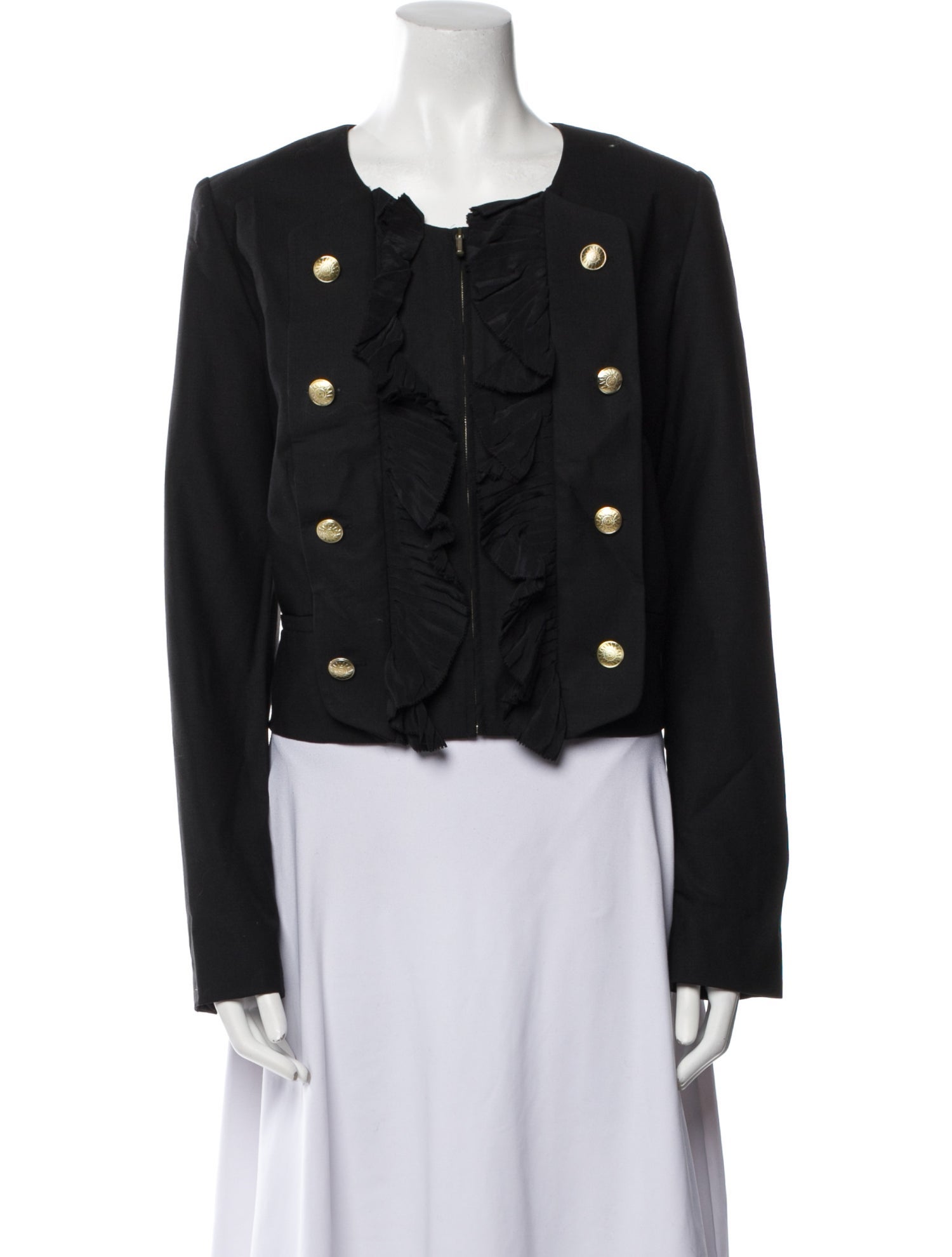 Marchesa Voyage Wool Evening Jacket