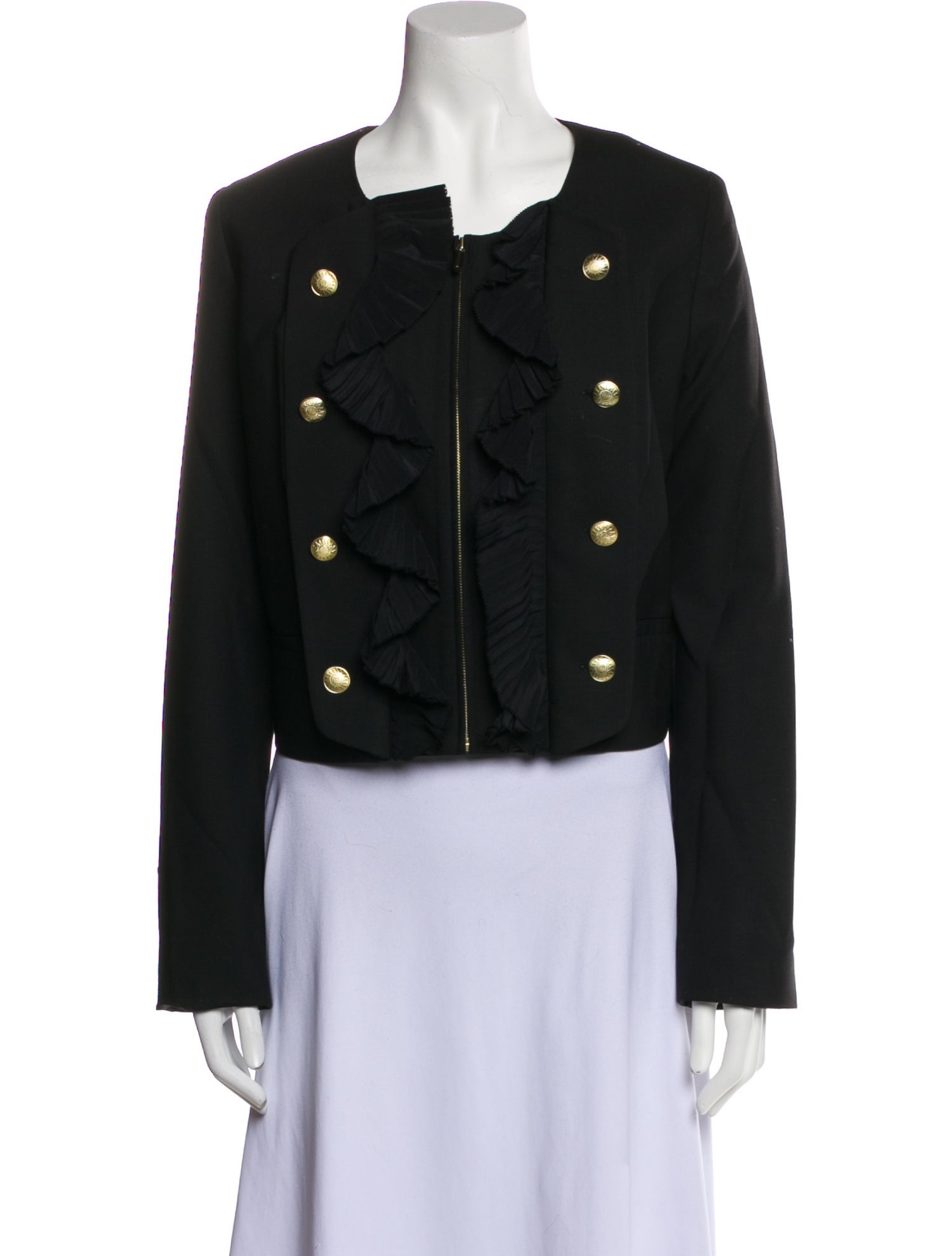 Marchesa Voyage Wool Evening Jacket