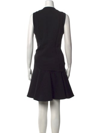 Marchesa Voyage Crew Neck Mini Dress