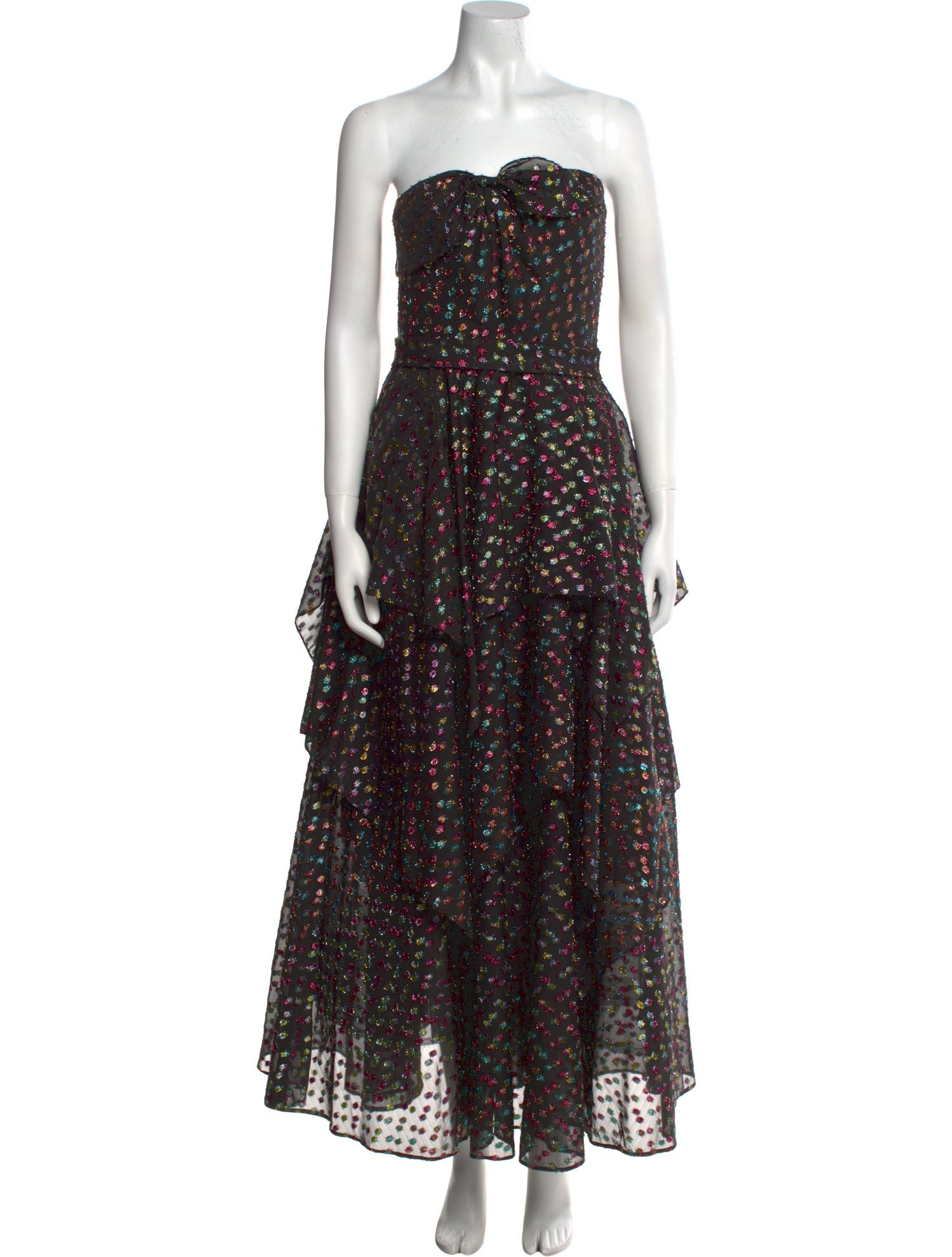 Marchesa Voyage Printed Long Dress