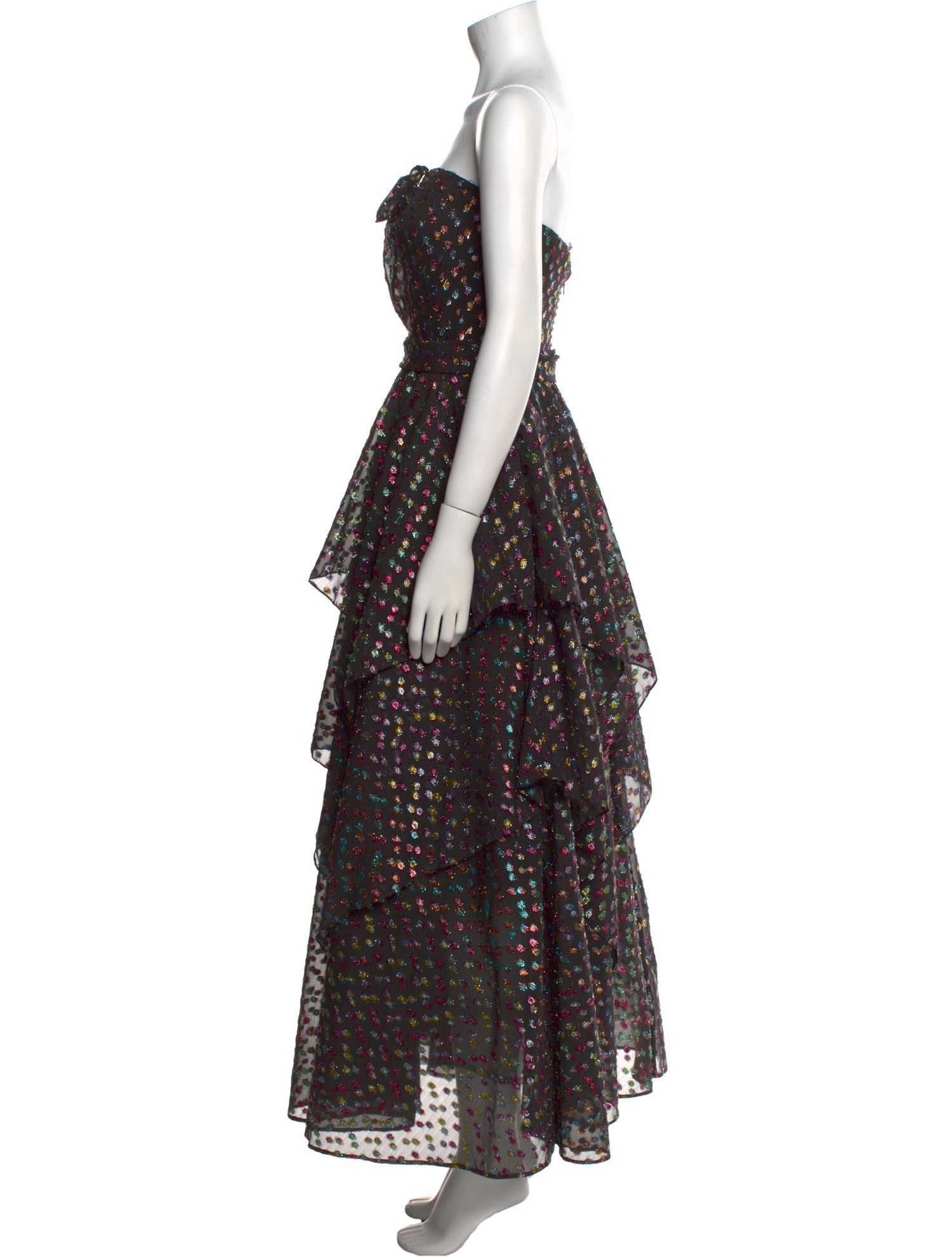 Marchesa Voyage Printed Long Dress