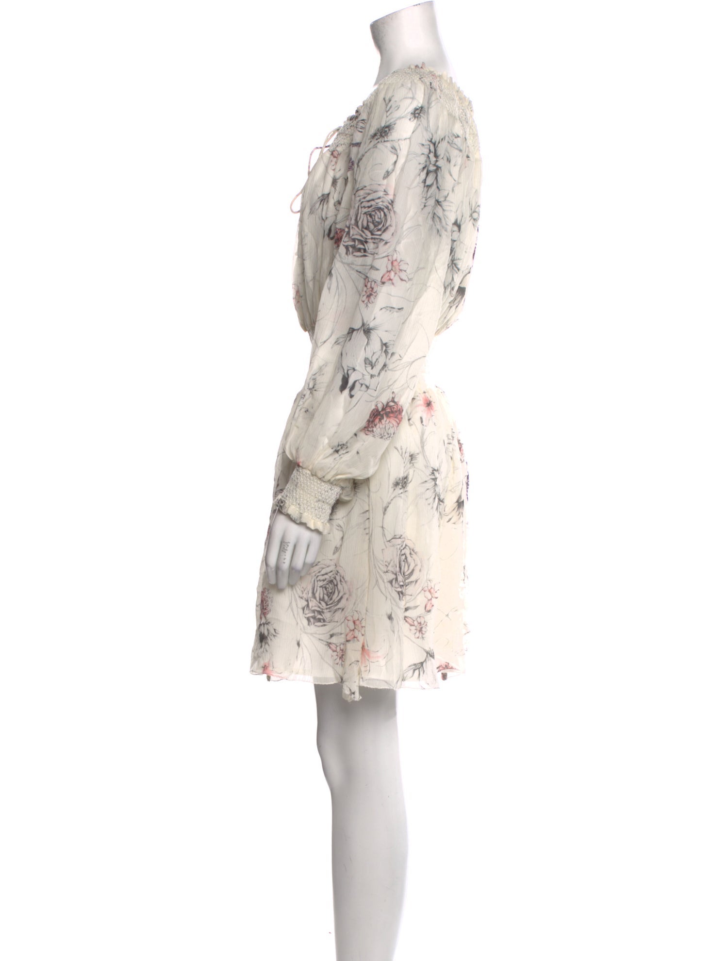 Marchesa Voyage Silk Mini Dress