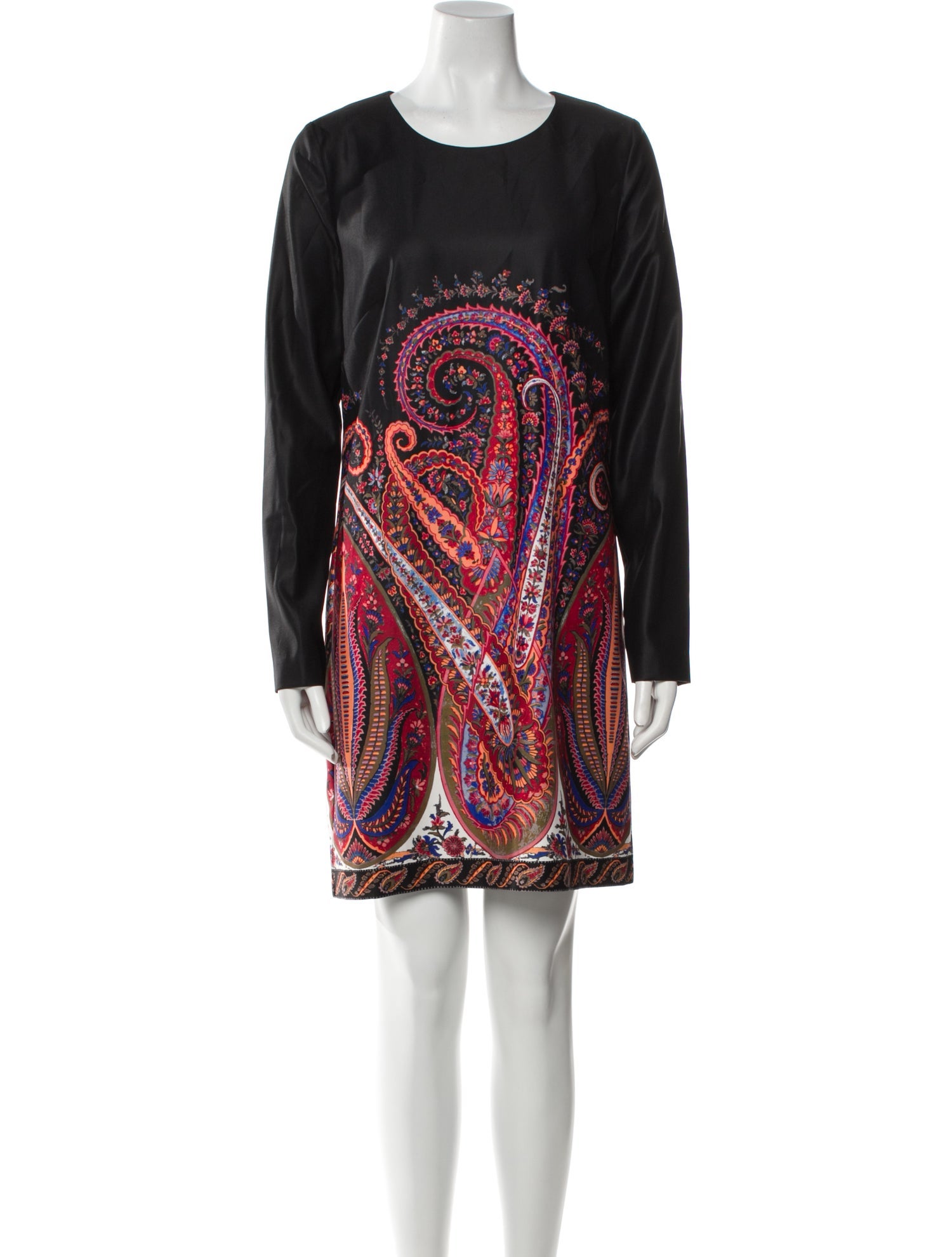 Marchesa Voyage Paisley Print Mini Dress