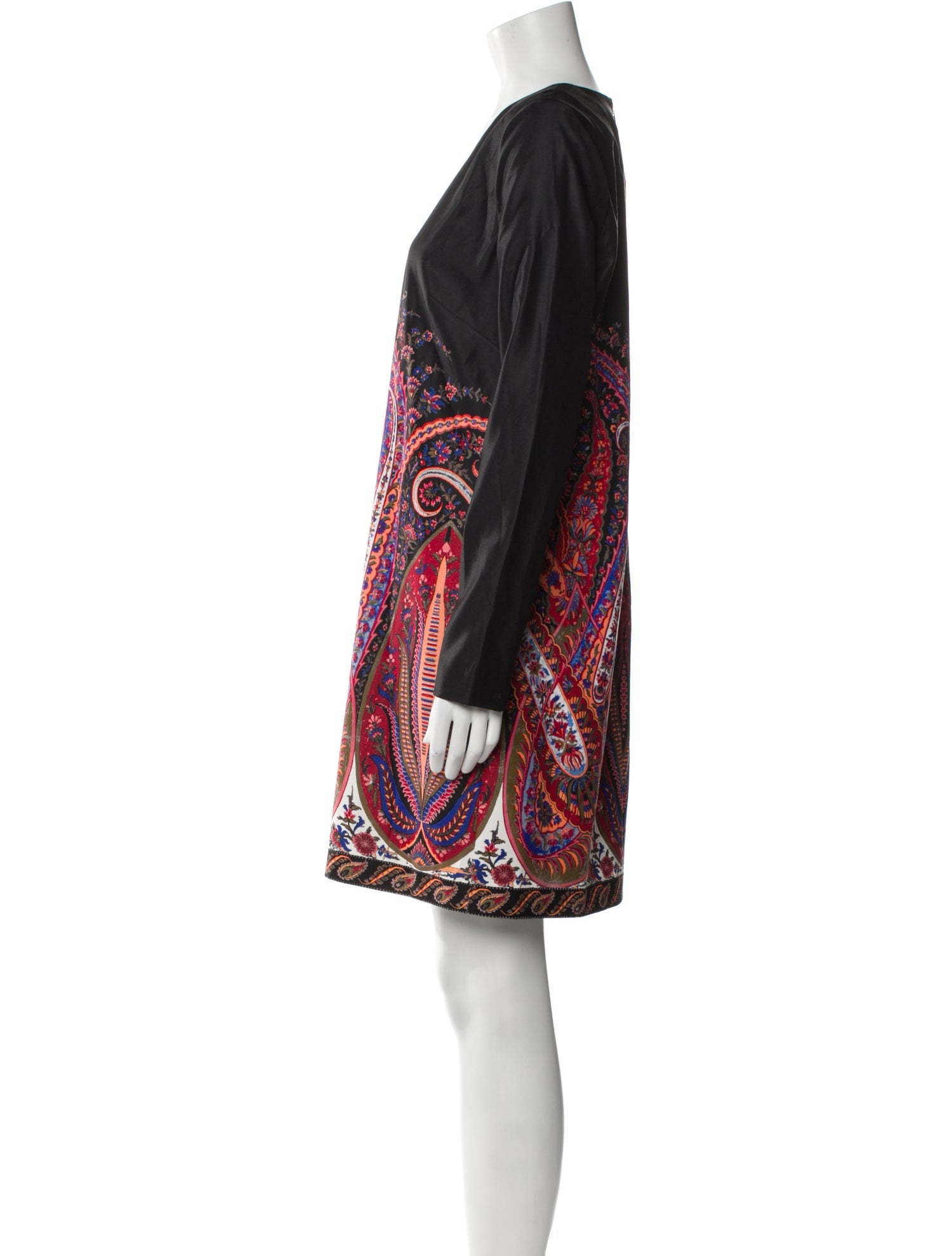 Marchesa Voyage Paisley Print Mini Dress