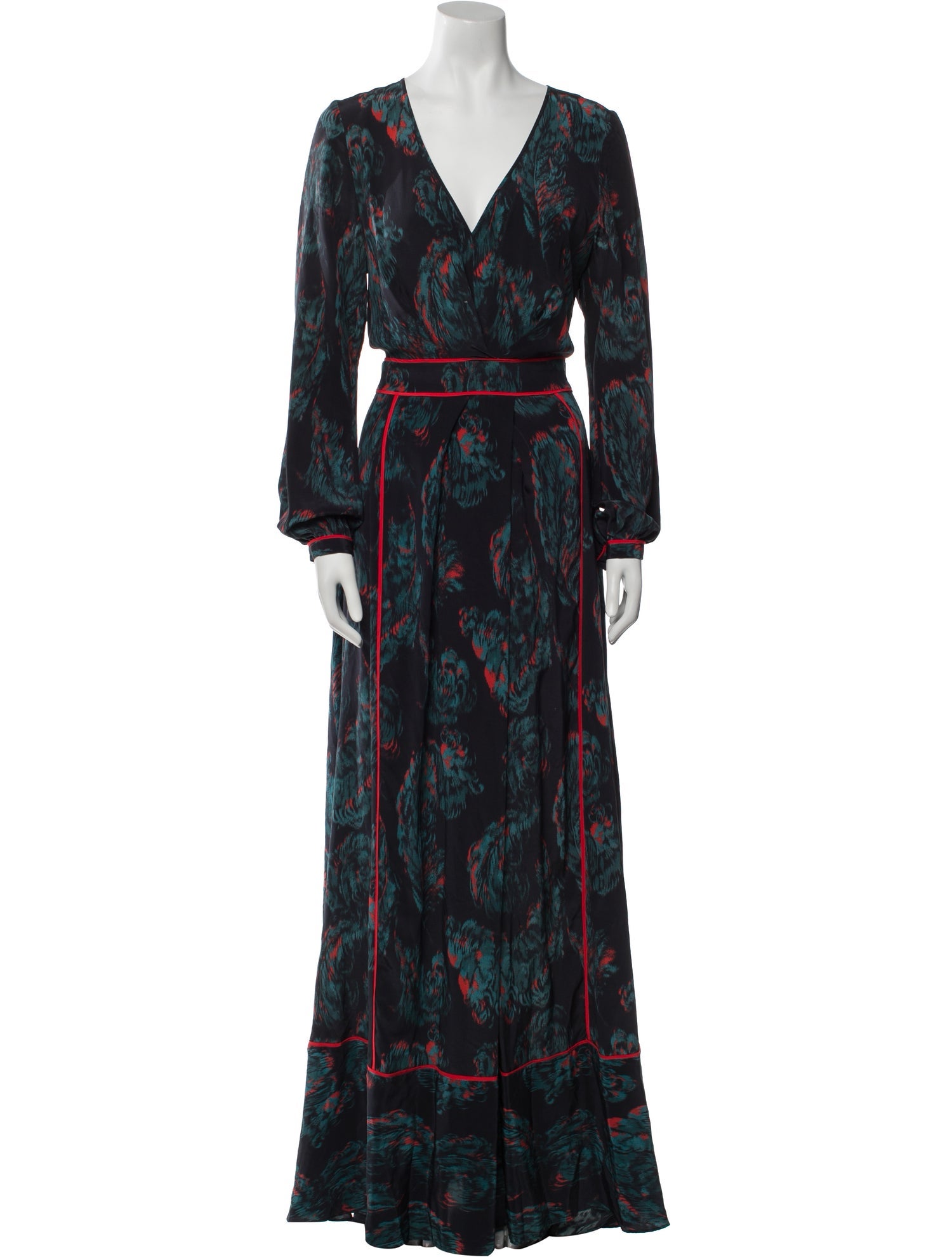 Marchesa Voyage Floral Print Long Dress