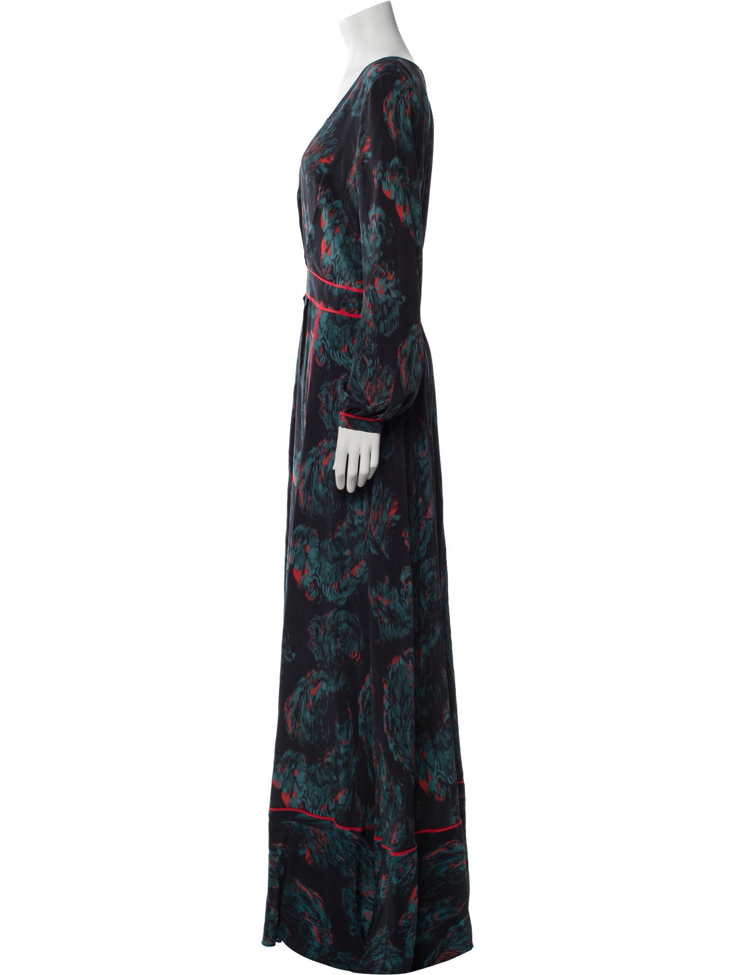 Marchesa Voyage Floral Print Long Dress