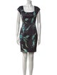 Marchesa Voyage Printed Mini Dress