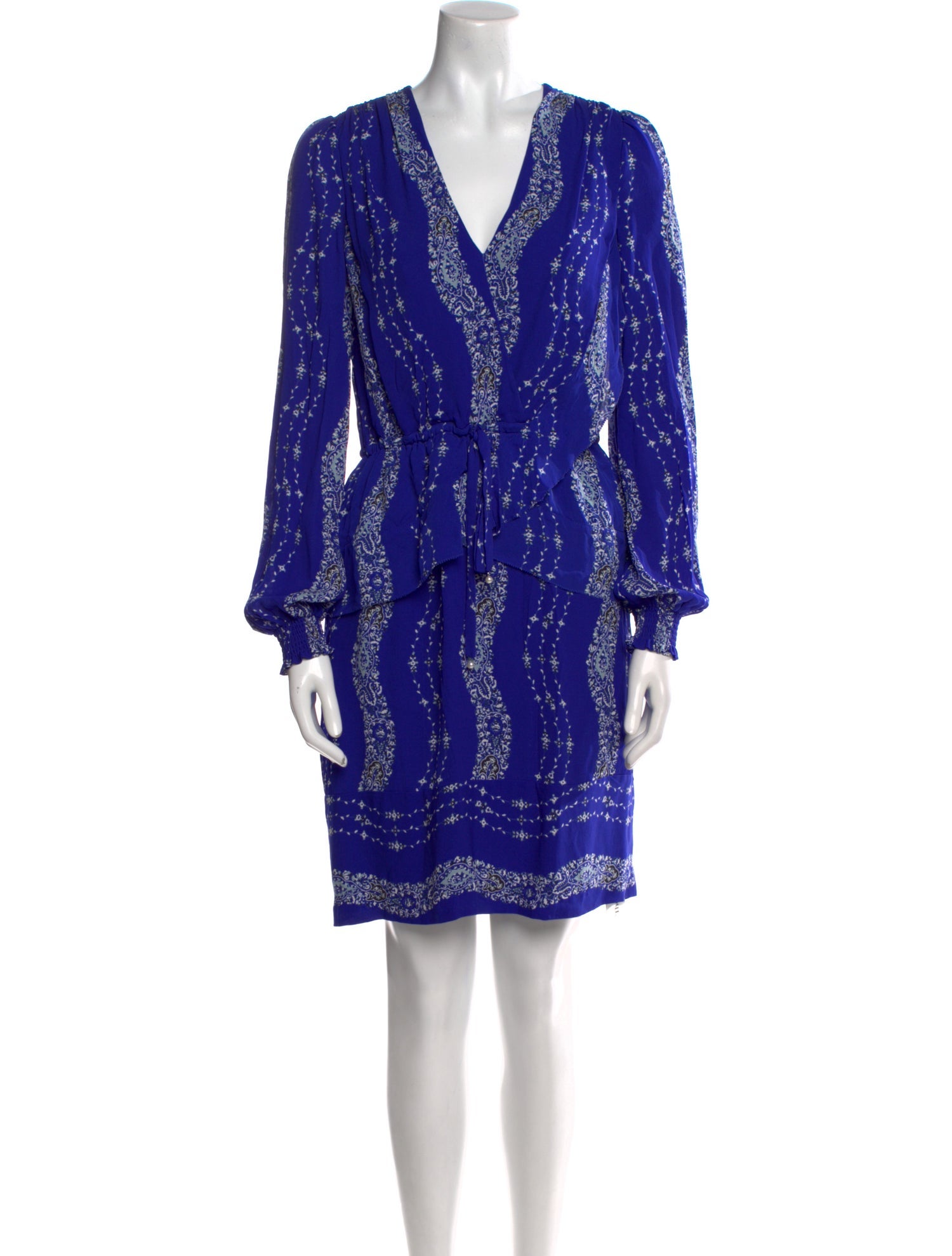 Marchesa Voyage Silk Mini Dress