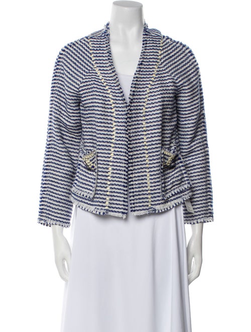 Marchesa Voyage Striped Blazer