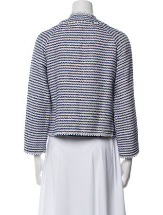 Marchesa Voyage Striped Blazer