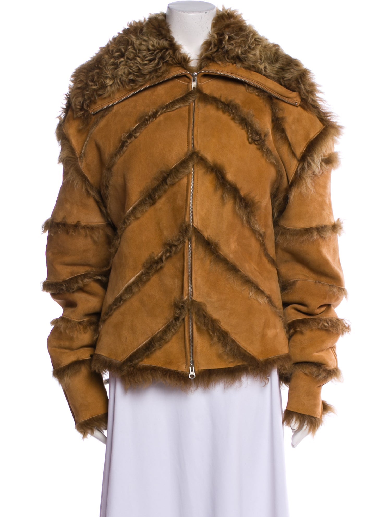 Byte by Giuliana Teso Leather Faux Fur Jacket