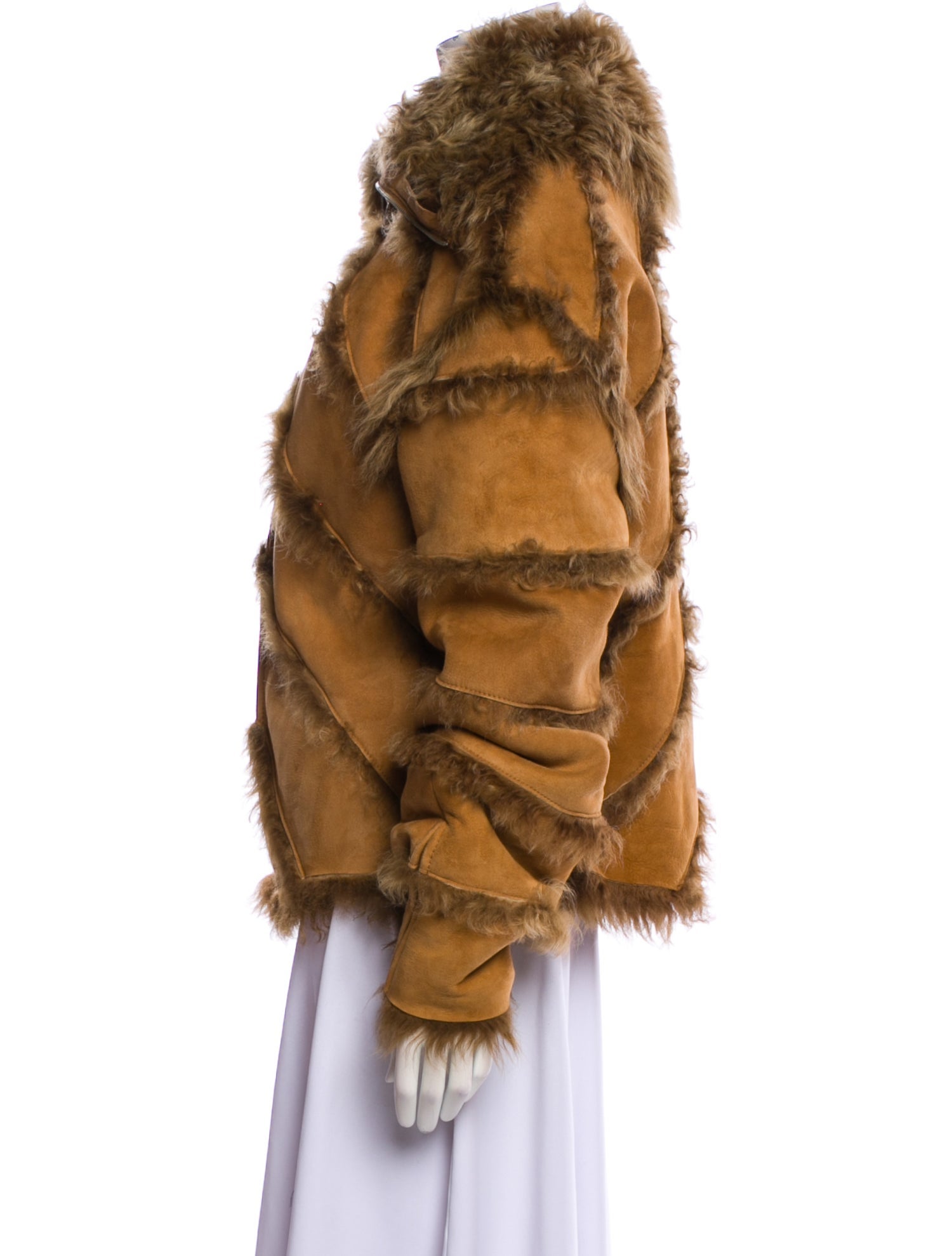 Byte by Giuliana Teso Leather Faux Fur Jacket