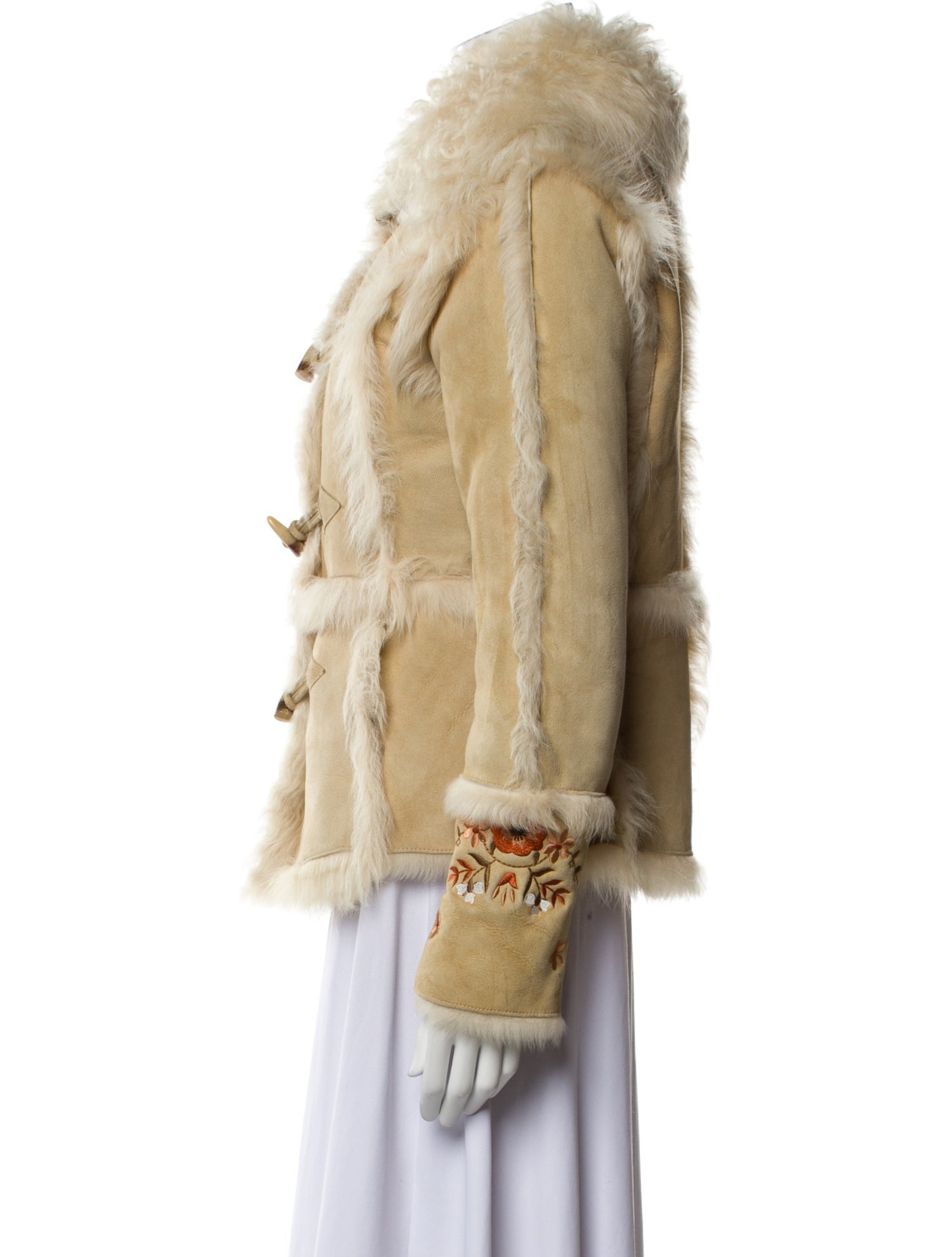 Byte by Giuliana Teso Leather Fur Jacket