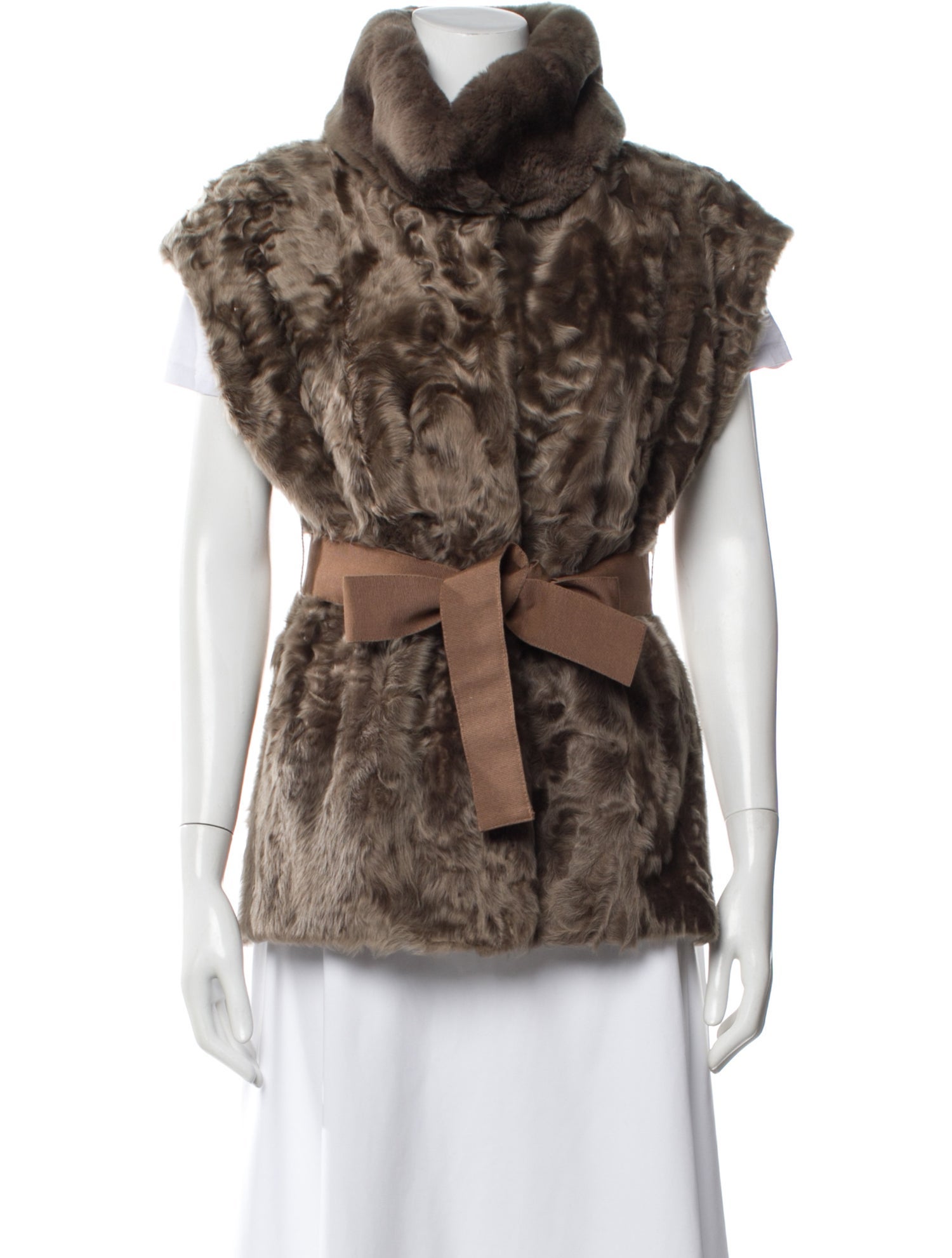 Byte by Giuliana Teso Fur Vest