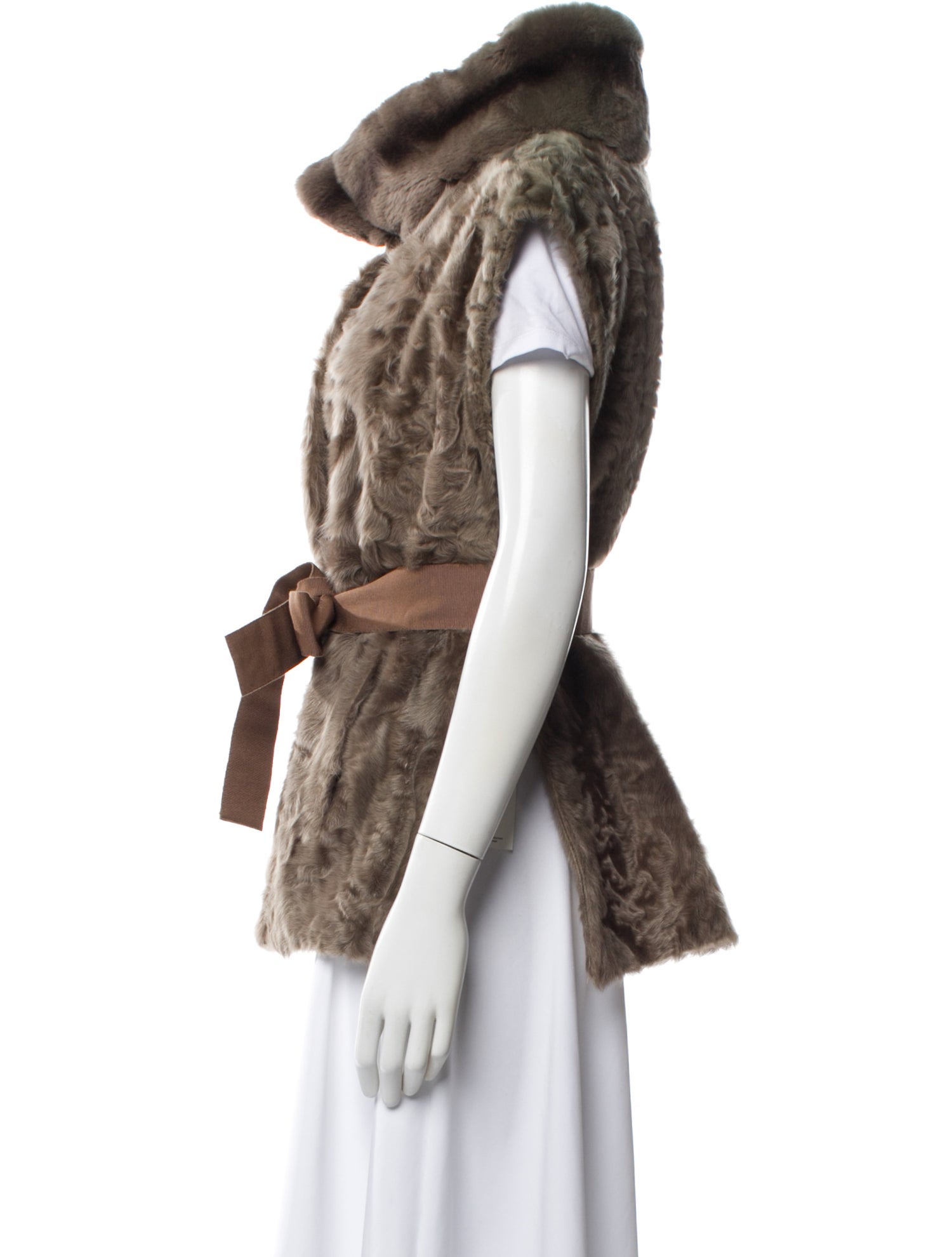 Byte by Giuliana Teso Fur Vest