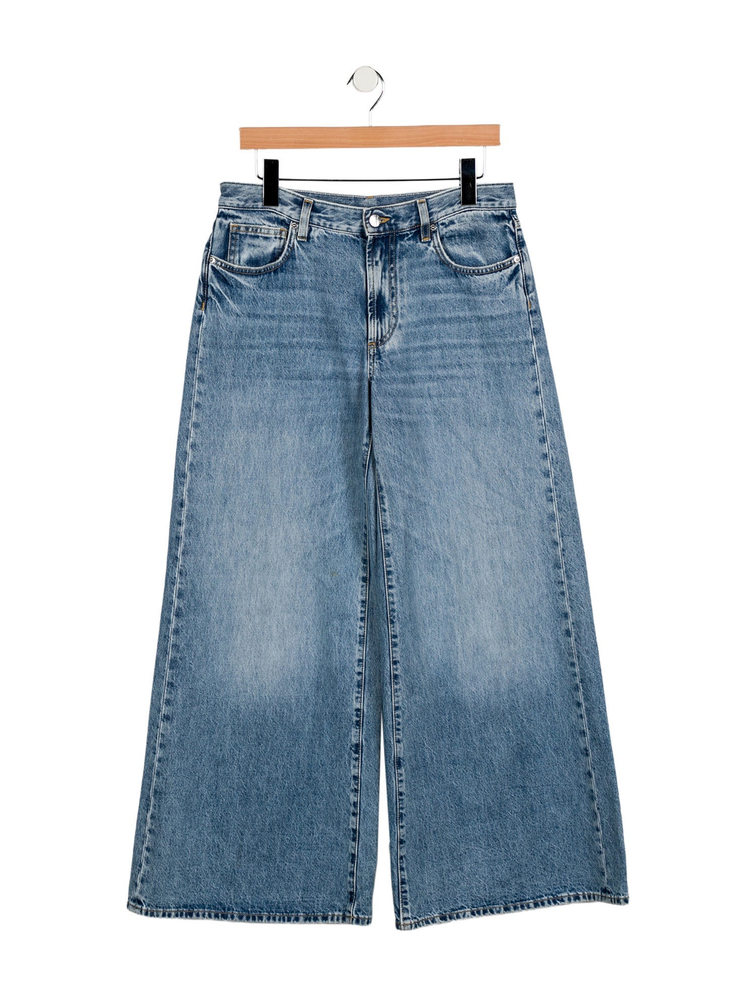 VIAVIA Mid-Rise Wide Leg Jeans