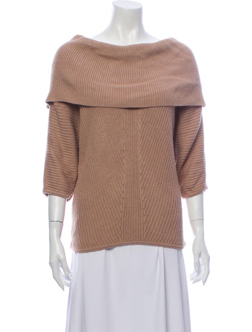 Vivienne Tam Off-The-Shoulder Sweater