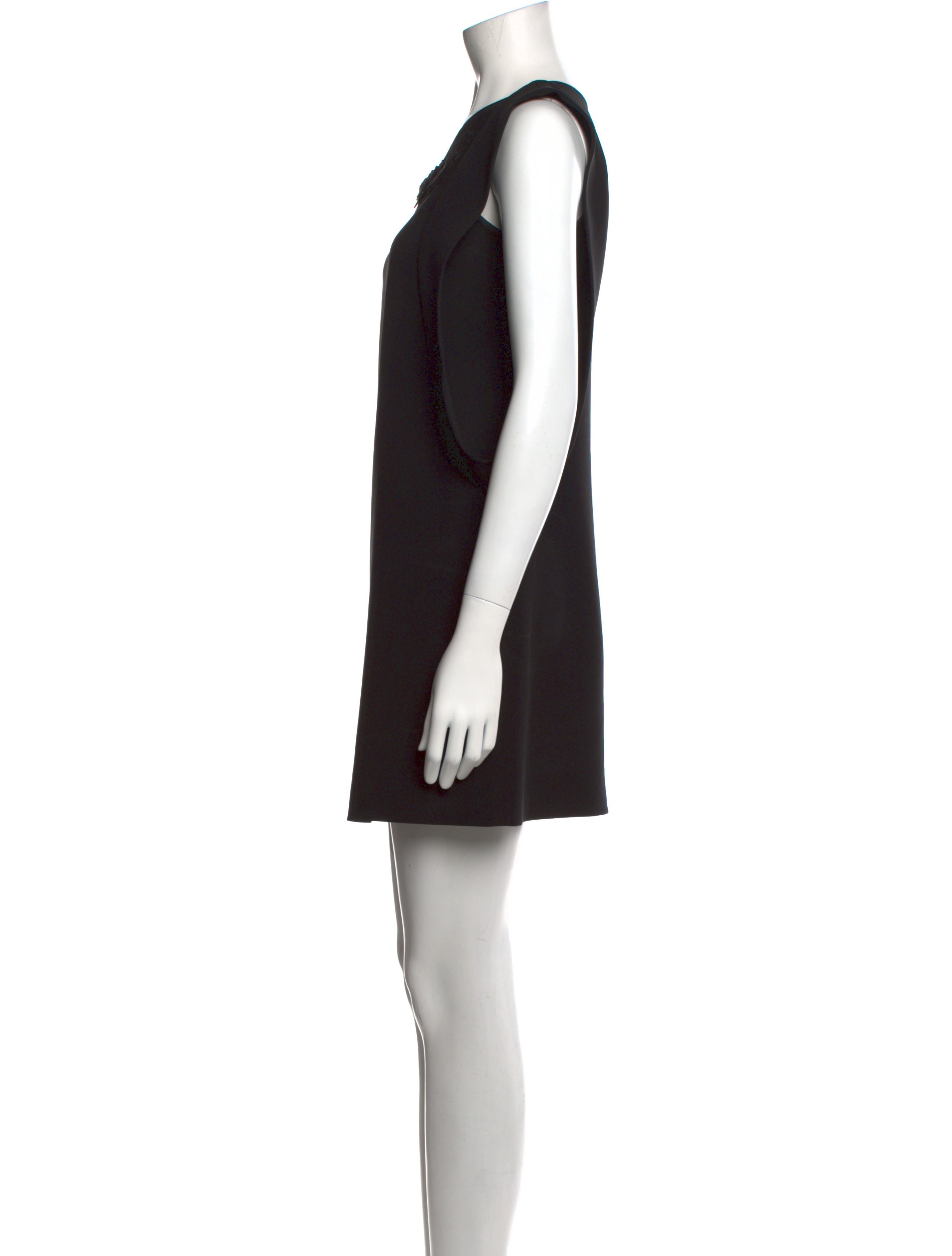 Vivienne Tam Bateau Neckline Mini Dress