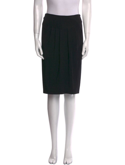 Vivienne Tam Leather Trim Embellishment Knee-Length Skirt