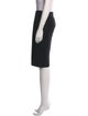 Vivienne Tam Leather Trim Embellishment Knee-Length Skirt