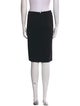 Vivienne Tam Leather Trim Embellishment Knee-Length Skirt