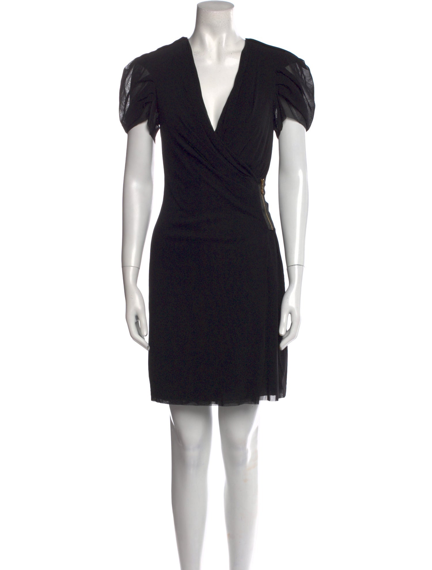 Vivienne Tam V-Neck Mini Dress