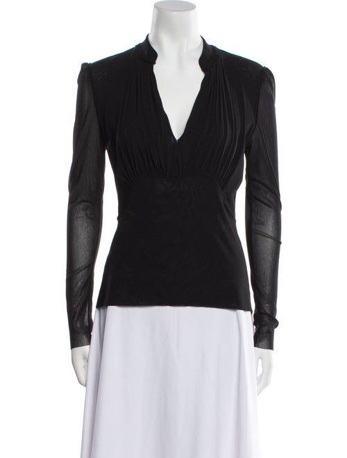 Vivienne Tam Late 1990's - Early 2000's Nylon Top